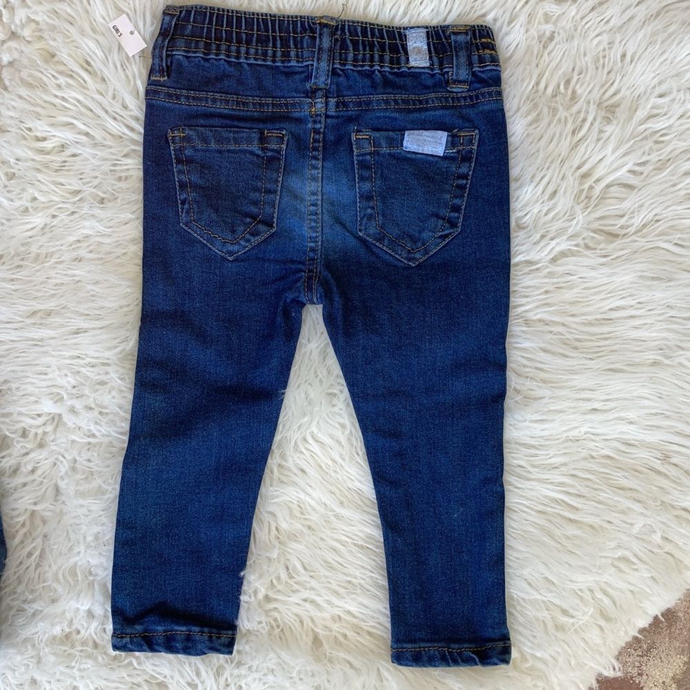 New With Tags Toddler Bundle of Jeans Seven for All Mankind 18 M Gap 18M New - Picture 4 of 14